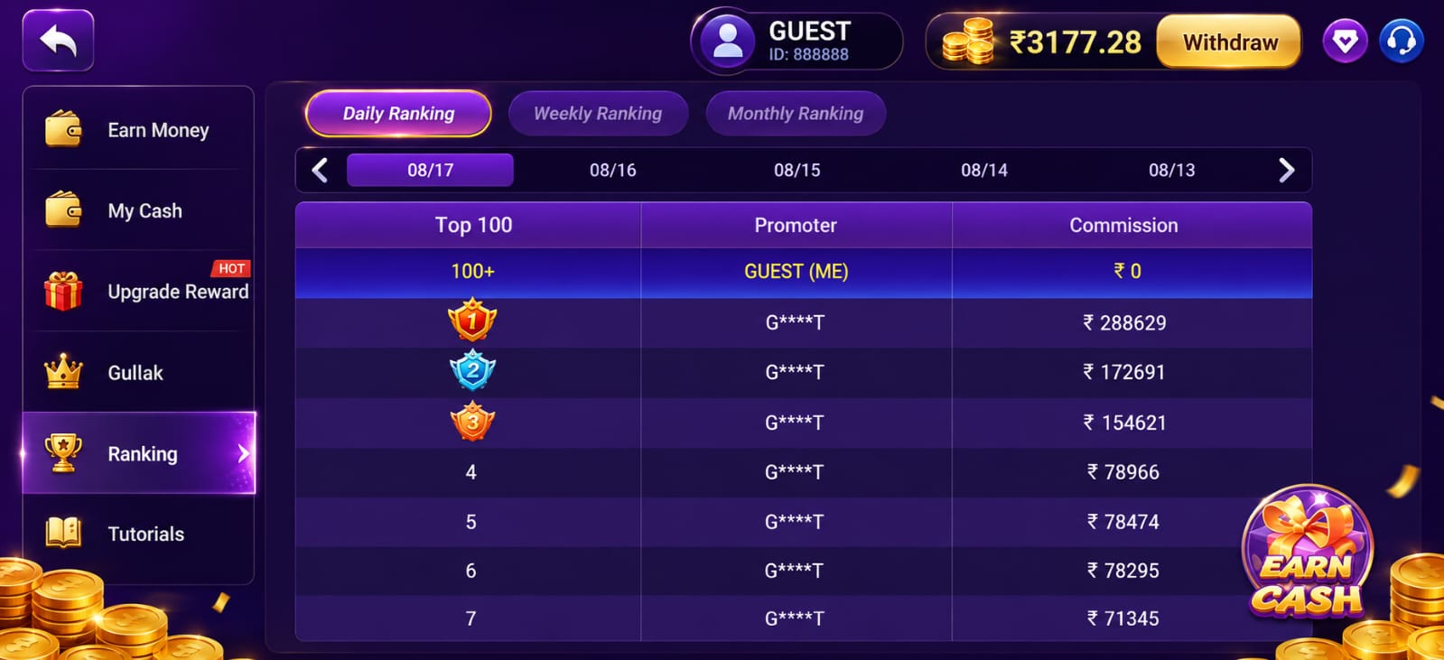 Get Top Rank - Teen Patti Master